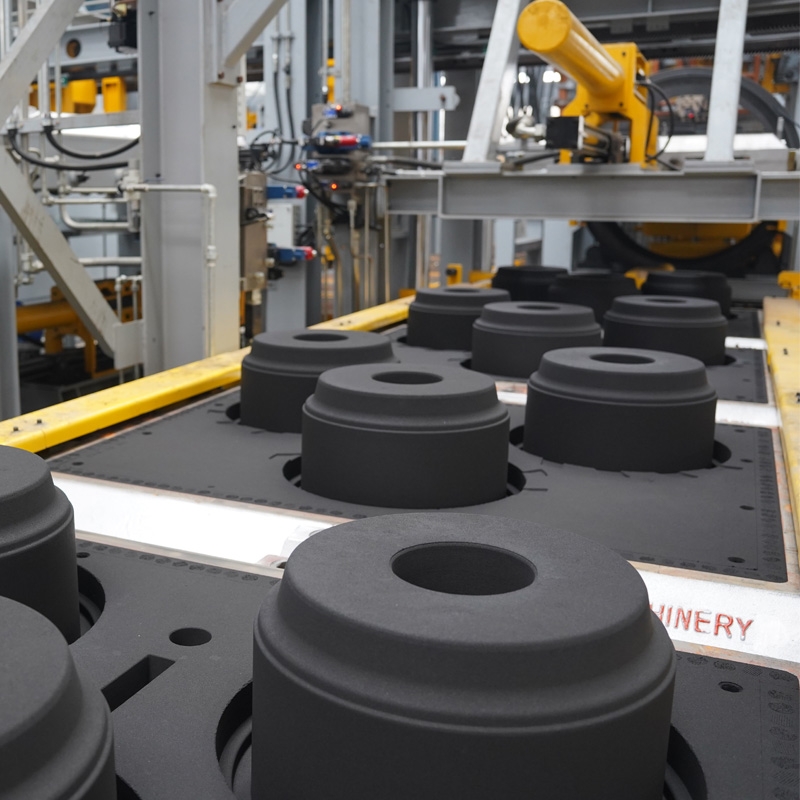 制动鼓造型砂型效果