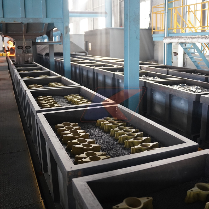 覆膜砂壳型造型线